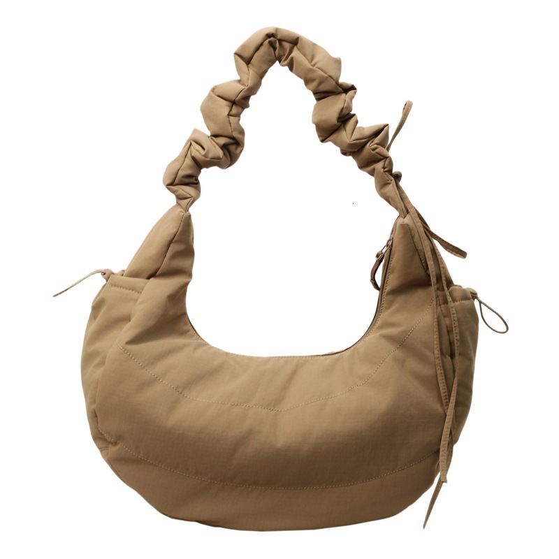 Free shipping designer Hot-Selling Commuter Dumpling Bag Large Capacity 2025 New Simple Fashion Shoulder Bag Pleated Crossbody Bag for Women