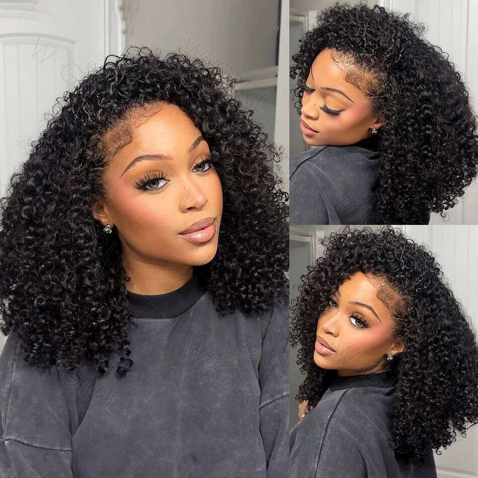 250% 13x6 HD Human Hair Deep Wave Frontal Brazilian 13x4 Short Bob Curly Lace Front Wigs 5x5 Closure Wig For Women