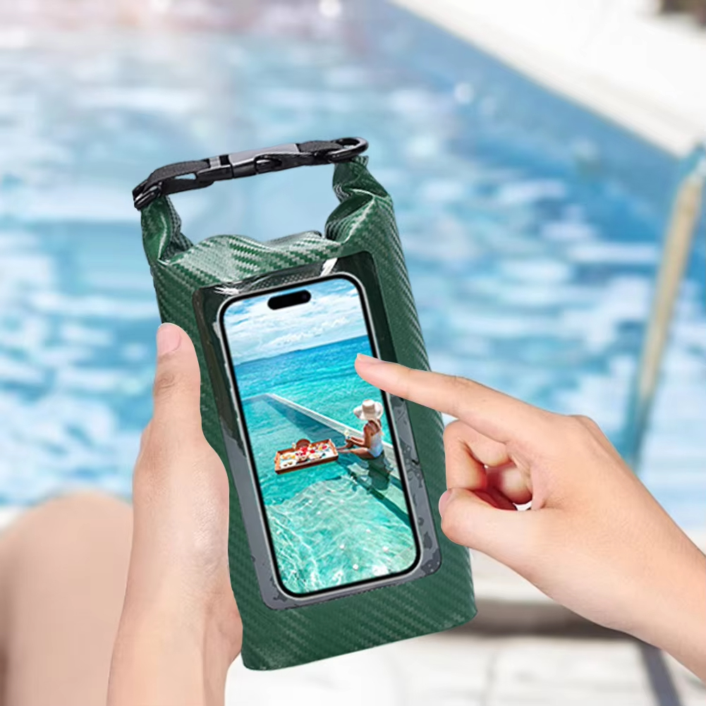 5L Swimming Pack Waterproof Portable Cellphone Bag Large Capacity Mobile Phone Case Diving Surfing Bags Phone Waterproof Pouch Cover Underwater Swimmi