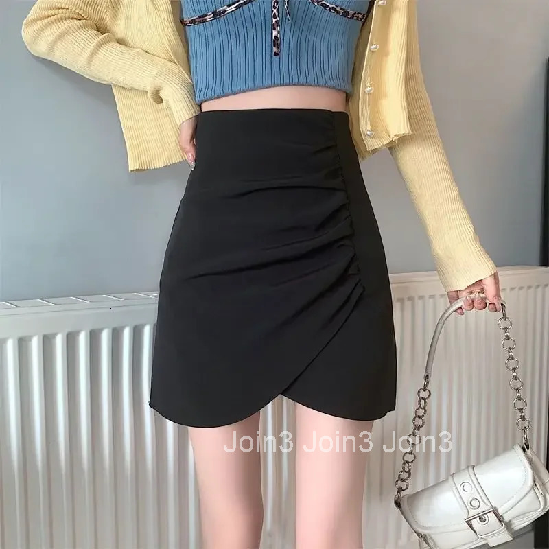 Mini Pink Short Woman Skirt High Waist Tight Wrap Y2k Vintage Cheap Streetwear Modest Premium Summer 2025 V Skirts for Women
