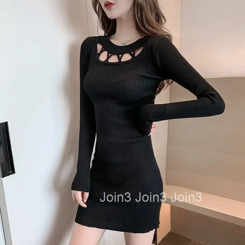 Bodycon Short Crochet Dresses for Women Striped Extreme Mini One Pieces X One-piece Elegant and Beautiful G Woman Knitted Dress