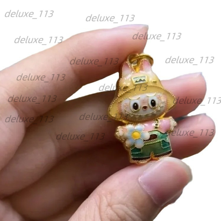 Cute Cartoon Necklace Ancient French Style Trendy Glaze Pendant Choker Light Fashion Versatile Gift