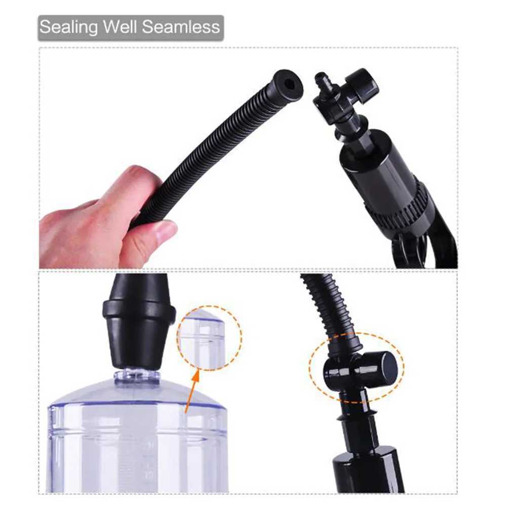 Penis Pump Accessories Cylinder Flask Part Replacement for Penis Extender Enhancer Stretcher Vacuum Pumps Sex Toys Men W250618