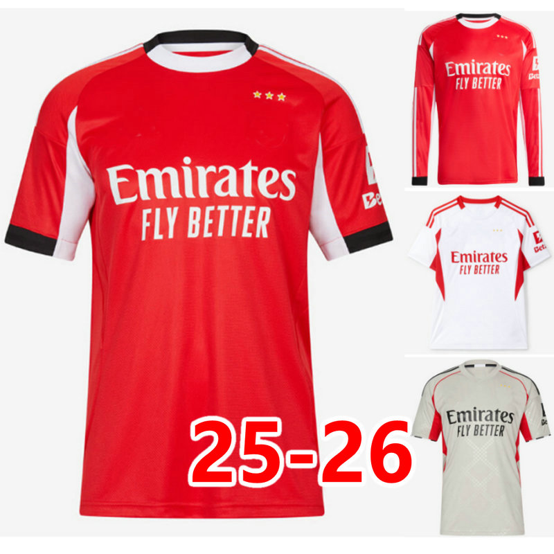 25 26 NERES RAFA soccer jerseys DI MARIA A.CABRAL KOKCU Camiseta 2025 2026 Football shirt OTAMENDI CHIQUINHO MUSA AURSNES M.LEONARDO men kids mai