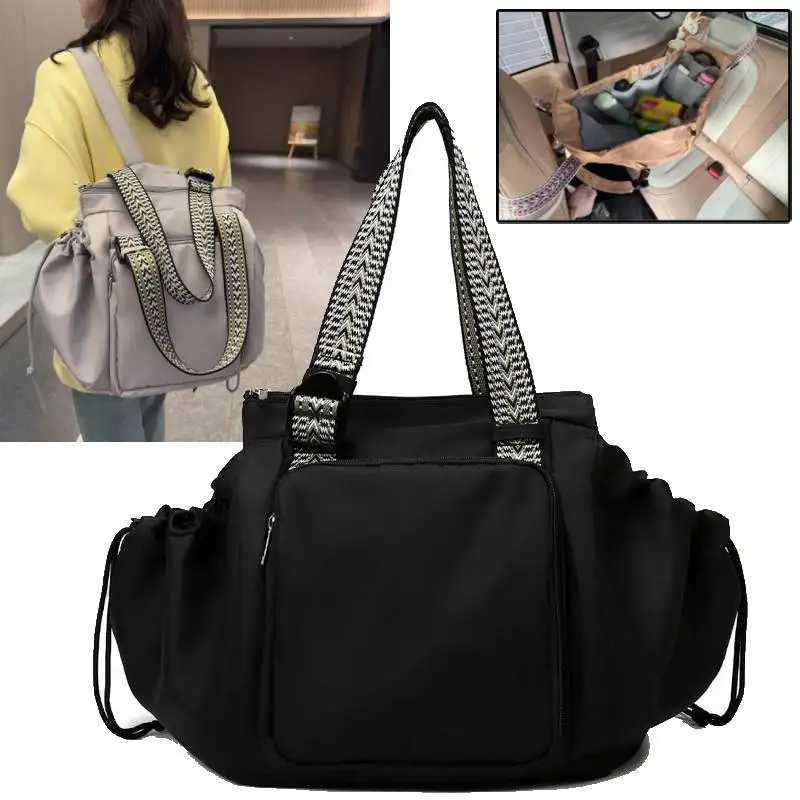 Travel Multiple Compartments Mummy Bag Shopping Cradle Duffel Bag Outdoor Camping Storage Handbag Large Fashion Luggage Backpack W250618