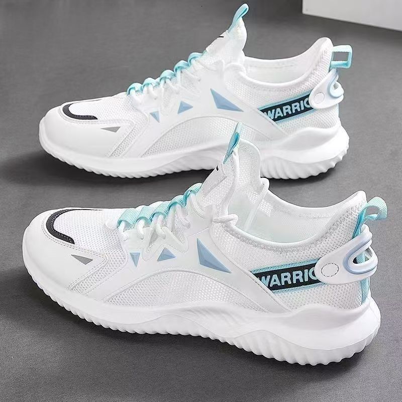 New Summer Mesh Breathable Trendy Versatile Sneakers Solid Color Men S Casual Shoes Casual Shoes Ddmysaturn