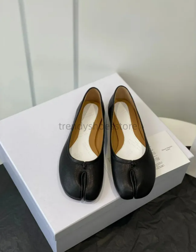 tabis ballerina Shoes Luxury designer Shoess Classic Casual Shoes Ballet Flat Shoess Ankle Shoess Lamb Leather top factory Shoess 88