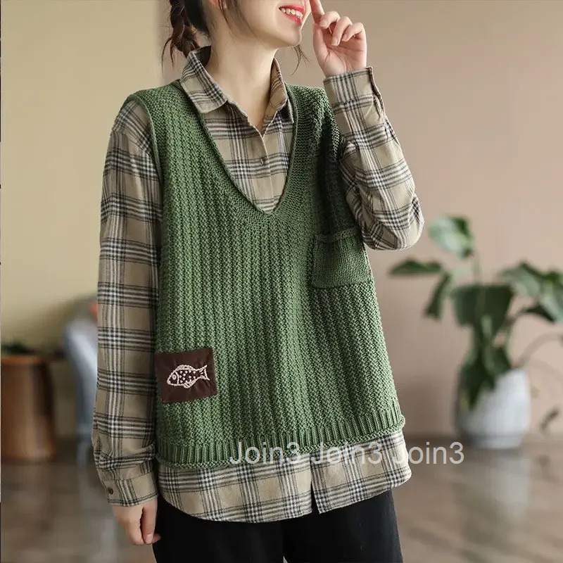 Female Sweater Solid Cropped Waistcoat Short Pullover Womens Knitted Vest Clothing Trend 2025 On Offer Formal Casual Fashion