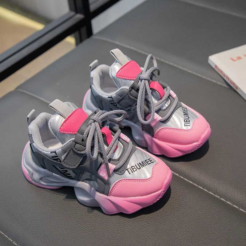 Kids Running Shoes Candy Color Boys Girls Sneakers Hook loop 2024 New Fashion Versatile Children Running Shoes Casual Dirt-proof Z250618