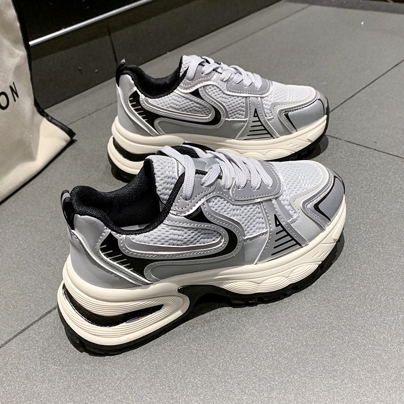 free shipping new designer shoes women Casual shoes brand Platform sneakers ladies lace up women sneakers outdoor sports trainers size 35-40