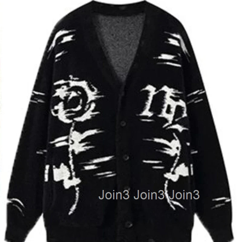 Womens Sweater Black Knit Tops For Woman Striped Cardigan Autumn Winter 2025 Cheap And Elegant Classy Offers Warm Jersey Jumper