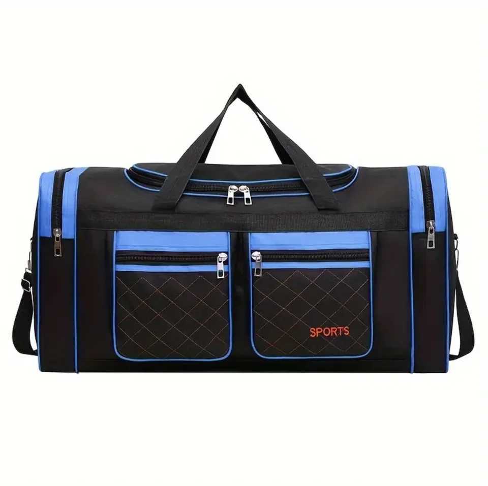 Large Capacity Handbag Mens Luggage Bag Multiple Pocket Travel Bag Clothes Storage Bag W250618