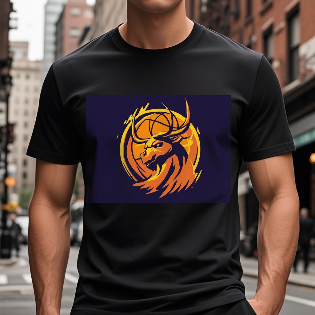 T-shirt with an image of a lion ' s head on it S-3XL T Shirts