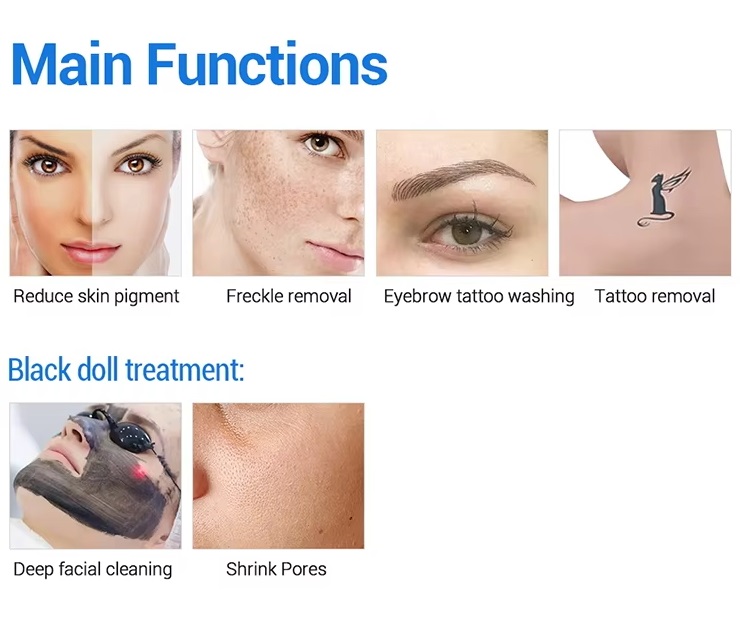 Wholesale Price 5 Heads Pico Second Lasersings Tattoo Removal Machine Picosecond Lasersings with Non-invasive Heads