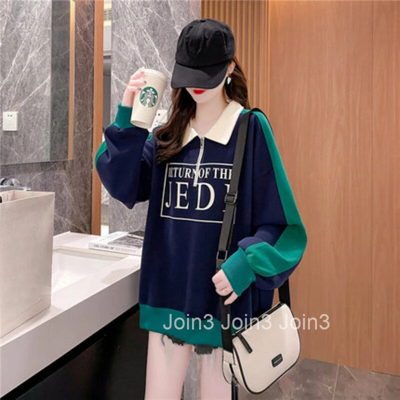 Letter Printing Graphic Text Female Clothes Pullovers Grey Sweatshirts for Women Dropshiping Korean Fashion Tops Long Sleeve M E