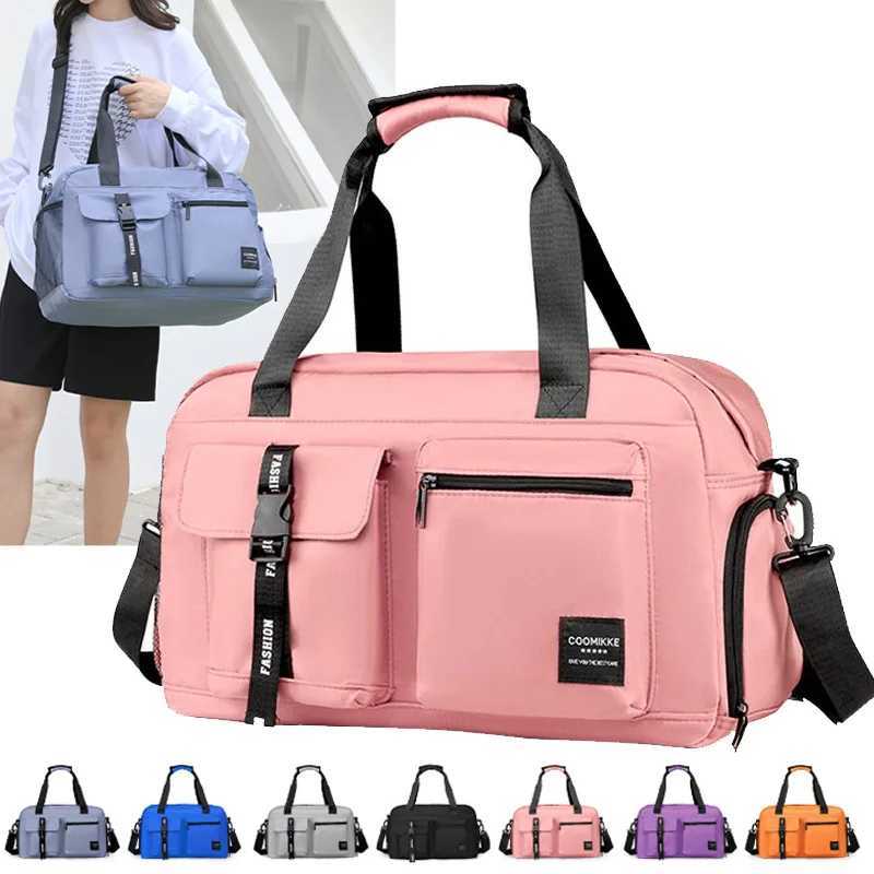 Large Fitness Bag Sports Handbag Women Dry Wet Shoes Pocket Single Shoulder Crossbody Swimming Yoga Gym Travel Backpack Duffel W250618