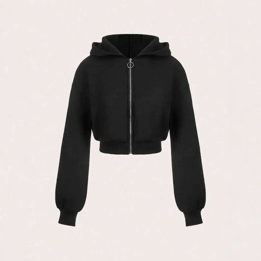 Chic Sports Wear Pullover Cardigan: Aesthetic Layering Piece Featuring Cozy Fleece Lining