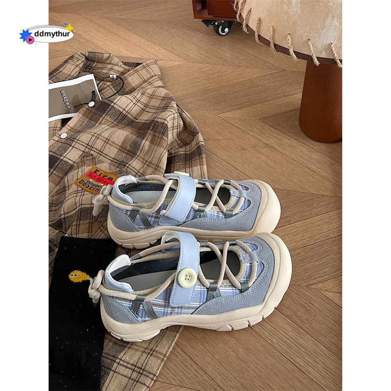 Cute Funny Big Head Versatile Thick-Soled for Women 2024 New Spring and Autumn Student Internet Celebrity High-End Sneakers ddmythur