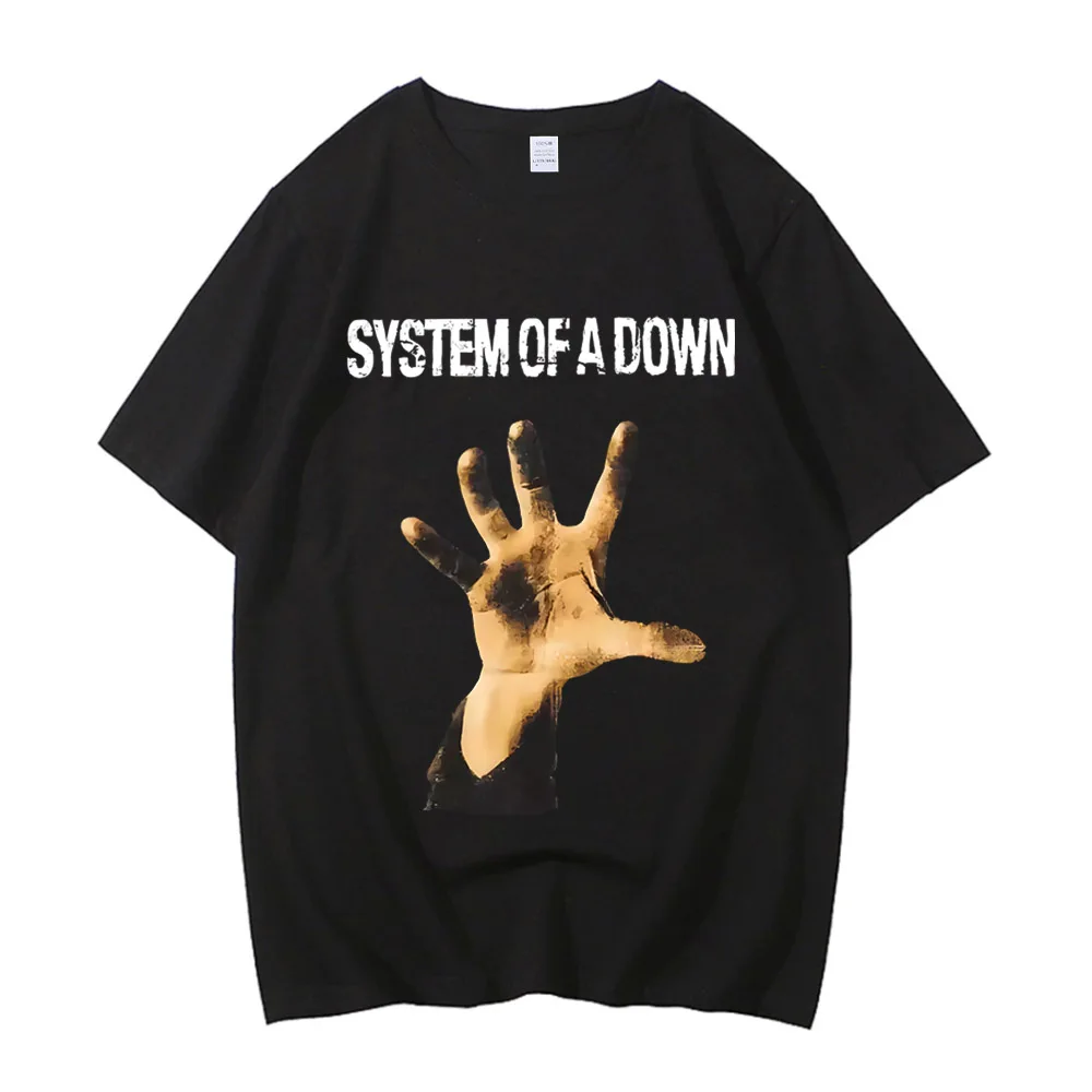 Album Cover Tshirt Men Rock T Shirt 90s High Quality Cotton T-shirt