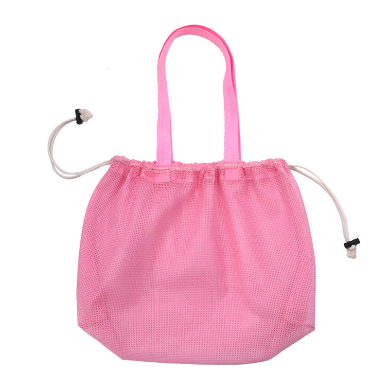 Handheld Hollow Miscellaneous Beach Toy Storage Drawstring Expandable Bag