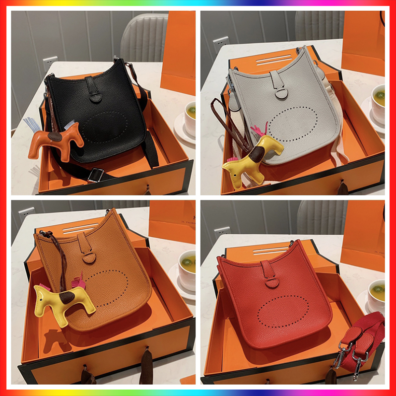 10A Designer bag luxury tote bag purse cross body bag plain lichi pattern fashion handbag lady wallet high quality genuine leather messenger bags single shoulder bag