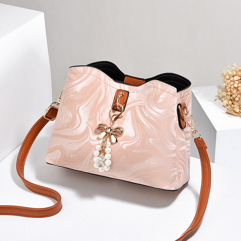 Simple And Elegant Designer Bucket Bag 2025 New Fashionable Color Block Small Bag Multifunctional Single Shoulder Crossbody Bag