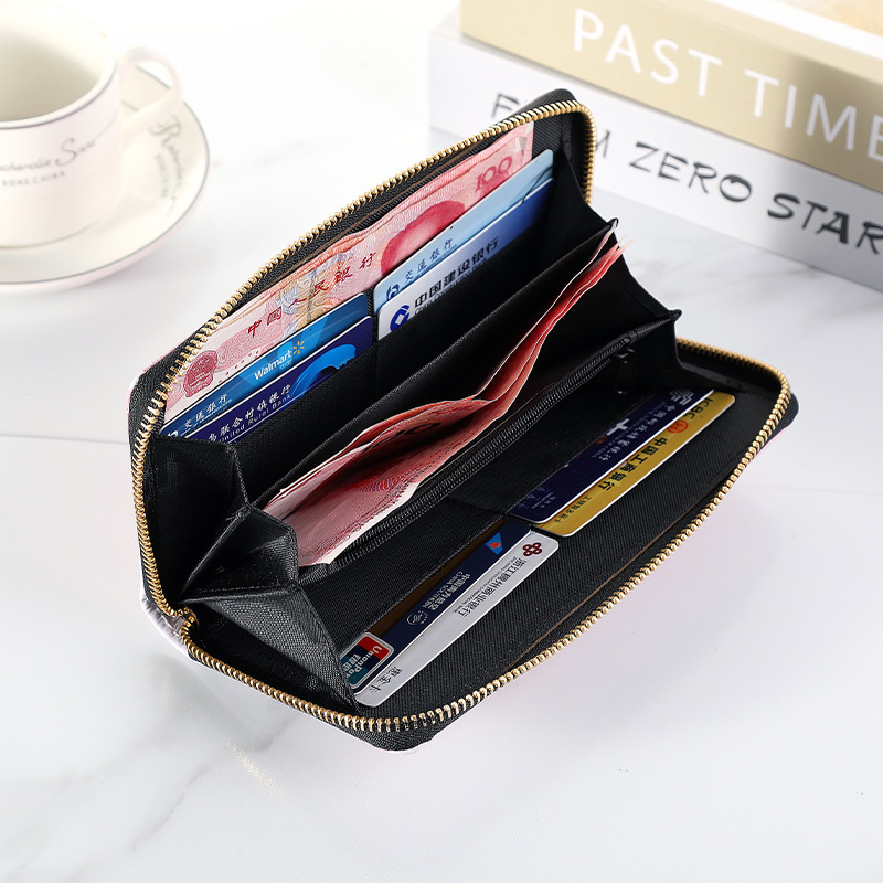 Free Shipping Designer's New PU Coin Wallet, Men's Fashion Cartoon Coin Handbag, Zipper Wallet, Luxury Bag, Women's Large Cash Clip