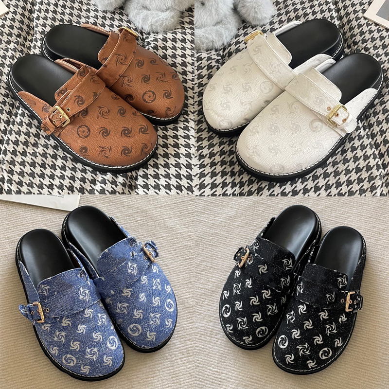 Designer Sandals for Men Women Clogs Cosy Comfort Slippers Flat Fashion Summer Leather Slide Beach Letter Sandal