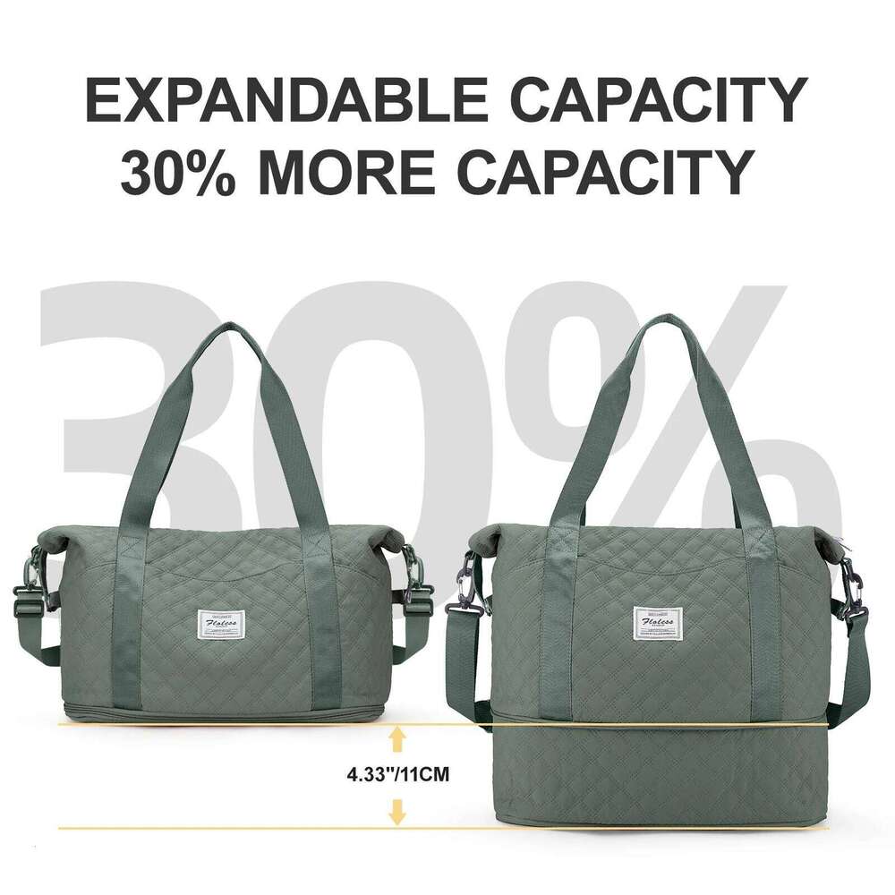 New Short Trip Women, Fashion Portable Travel Bag, Large Capacity Multi-Function Handheld Bag For Delivery, (Green)