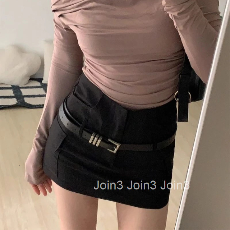 Chorts Zipper Woman Skirt High Waist Skirts for Women Pants Summer Aesthetic Korean Style Luxury Elegant Cheap Quality Vintage V