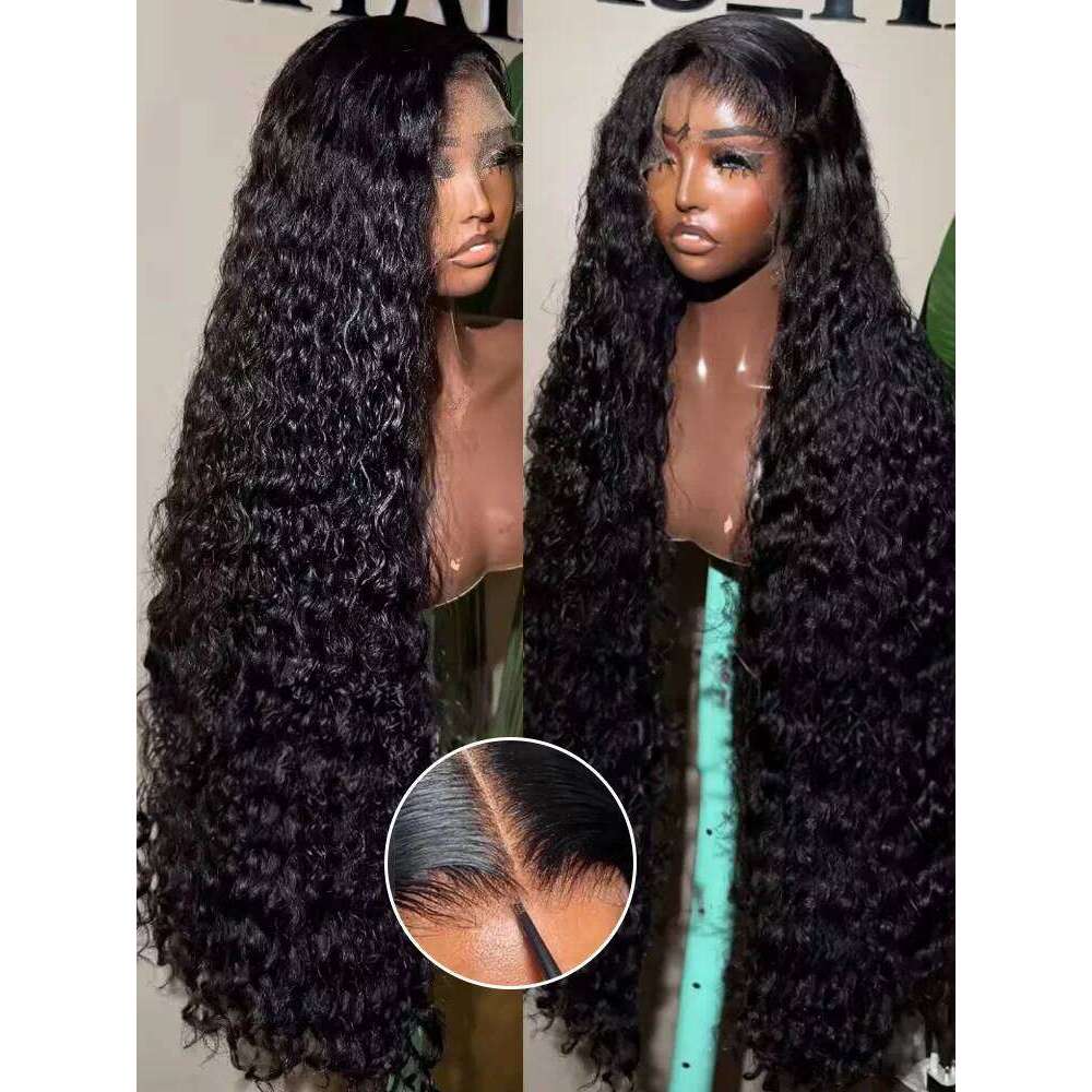 Sophianna Curly 30 40 Inch HD 13x6 13x4 Front Human Hair Wig Black Deep Wave 5x5 Lace Frontal Glueless Wigs Wear And Go