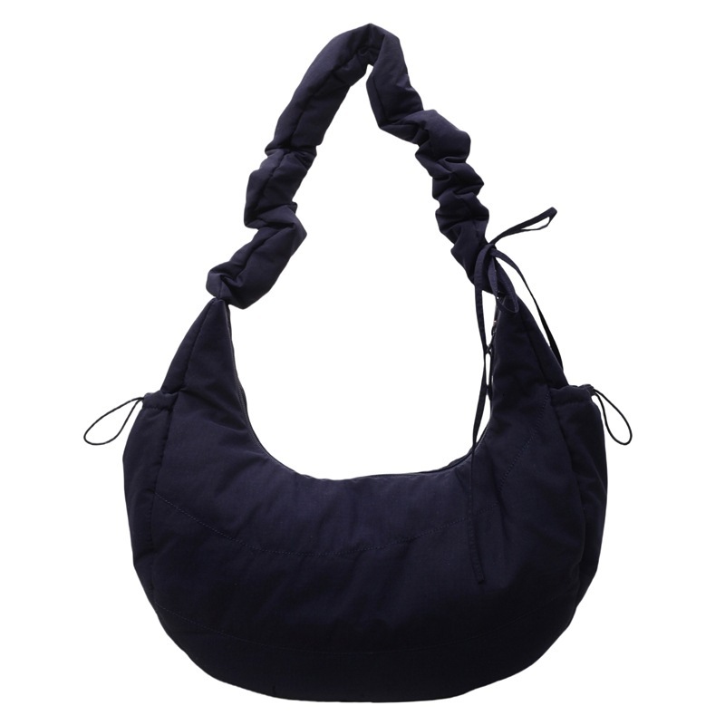 Free shipping designer Hot-Selling Commuter Dumpling Bag Large Capacity 2025 New Simple Fashion Shoulder Bag Pleated Crossbody Bag for Women