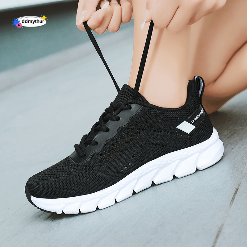 Plus Size Women's Sneakers 2023 Summer Thin Hollow Mesh Breathable Running Student Soft Sole Exam Shoes ddmythur
