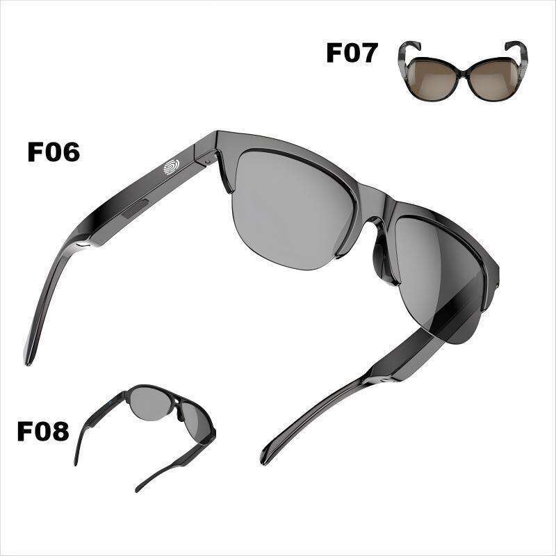 Smart Glasses F06 F07 F08 Wireless Bone Conduction Bluetooth Earphones designer sunglasses