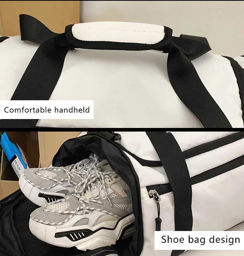 Travel Bag with Large Capacity Short Distance Luggage Bag With Printed Name Custom Fitness Bag Sports Training Bag DIY W250618