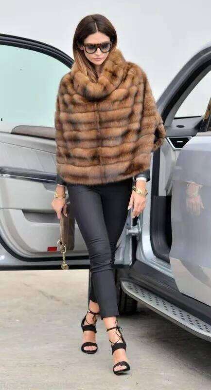 European and American Cross-border Young Women's Clothing Imitation Fox Fur Jacket Environmentally Friendly