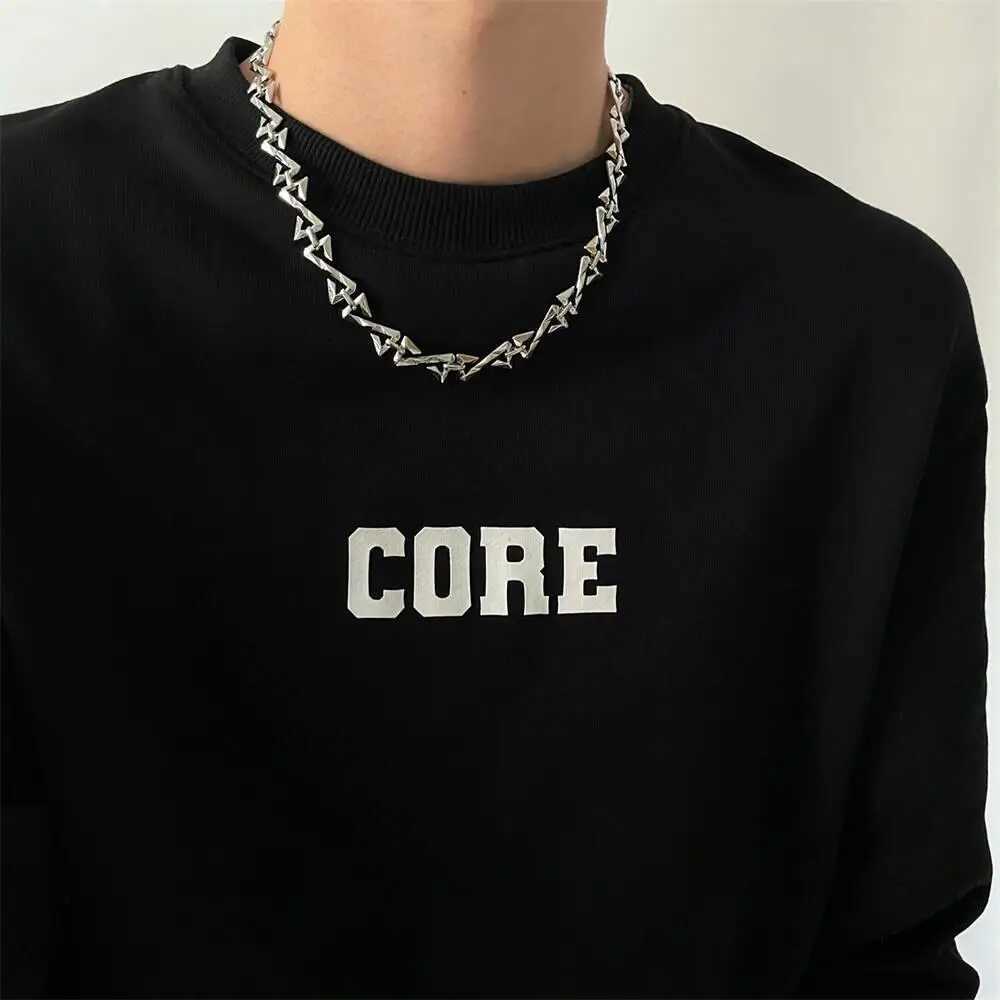 Hip Hop Letter Z Choker Necklace For Men Women Trend Collar Chain Charm Kpop Neck Jewelry Punk Male Accessories Wholesale W250618