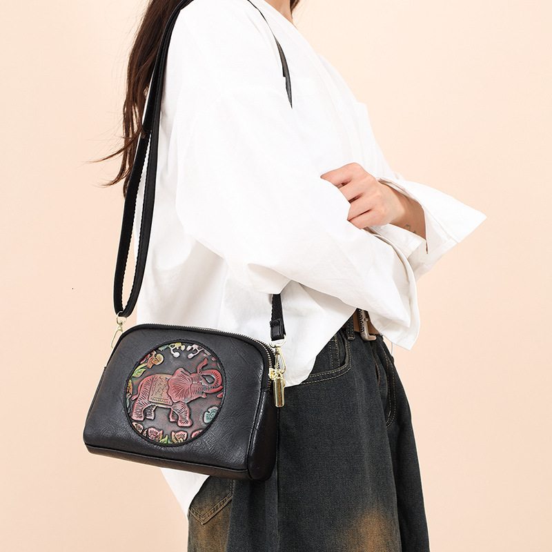 Free Shipping 2025 New Designer Bag Women's Bag Retro Chinese Style Multi-layer Single Shoulder Sloping Body Large Capacity Casual High-quality S