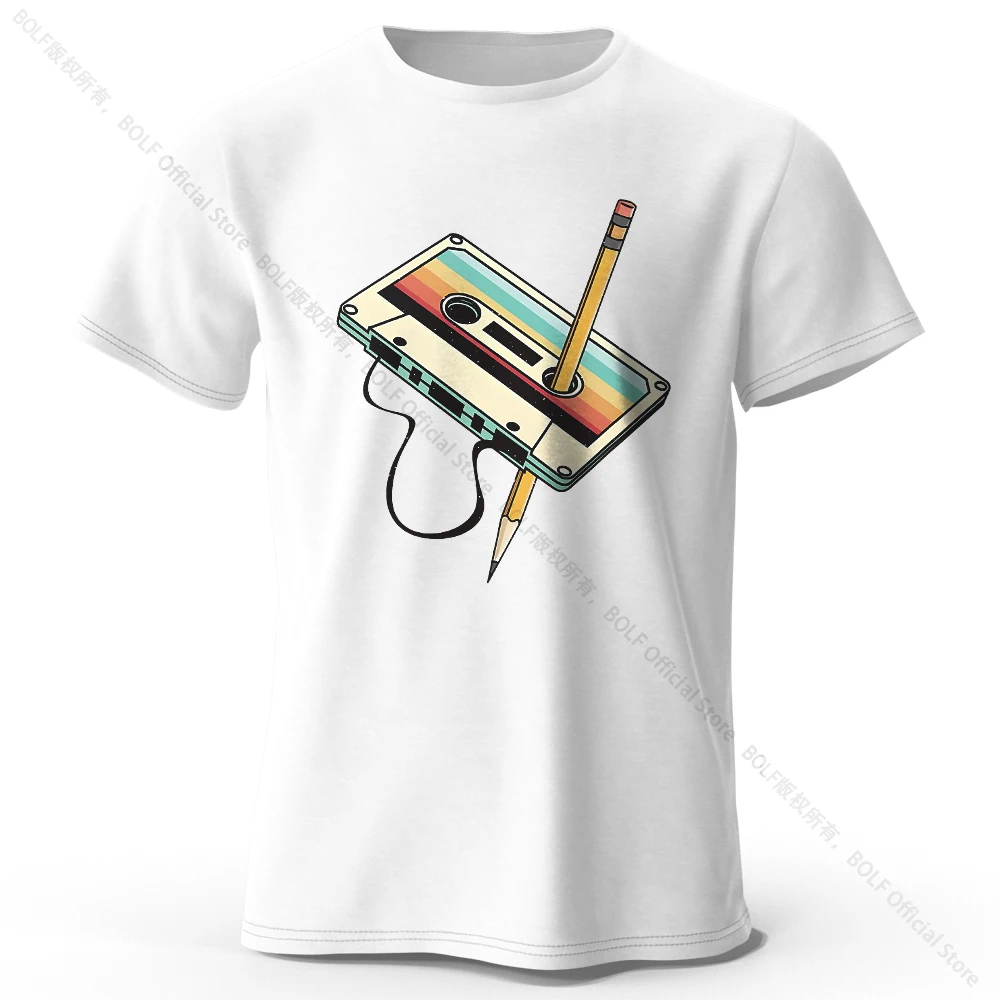 Summer Essential 100% Cotton Printed T-Shirt, Soft Breathable Round Neck Short Sleeve Tee, Unisex Casual Wear
