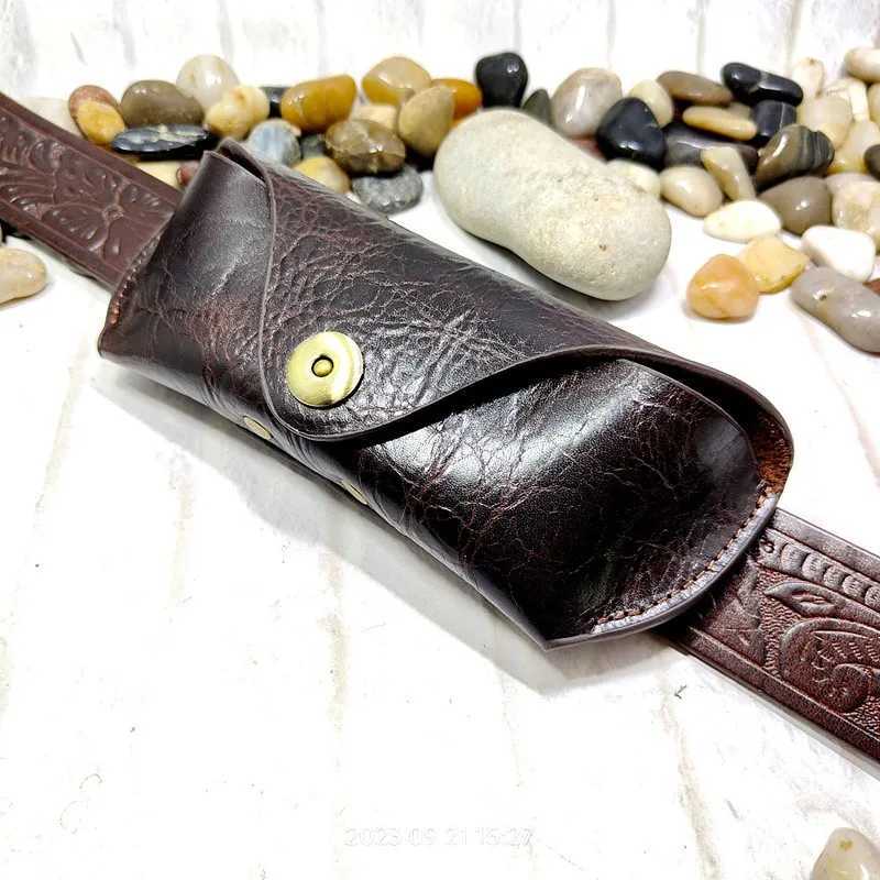 Blgk es Case Waist Bag Genuine Leather Sunes Box Pocket Belt Pack Portable Men Women YJHd-55 B250618