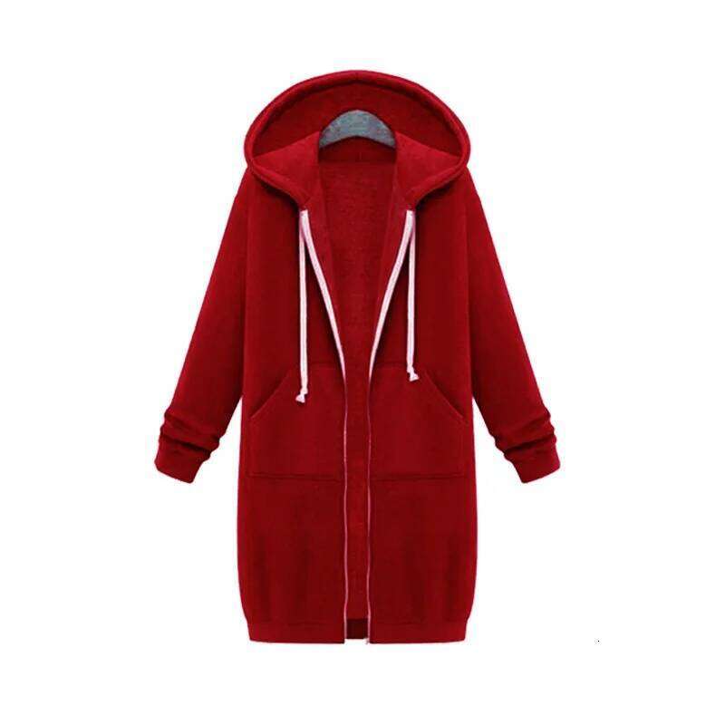 Casual Comfortable Garment Collection: Trendy Female Hooded Top Designed For Cooler Weather