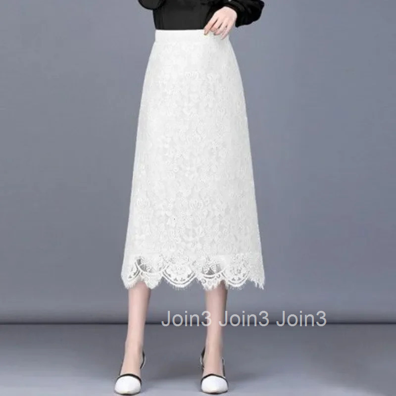 Midi Lace Wrap High Waist Skirts for Women Tight Woman Skirt Modest Korean Fashion Chic and Elegant Premium Stylish Aesthetic V