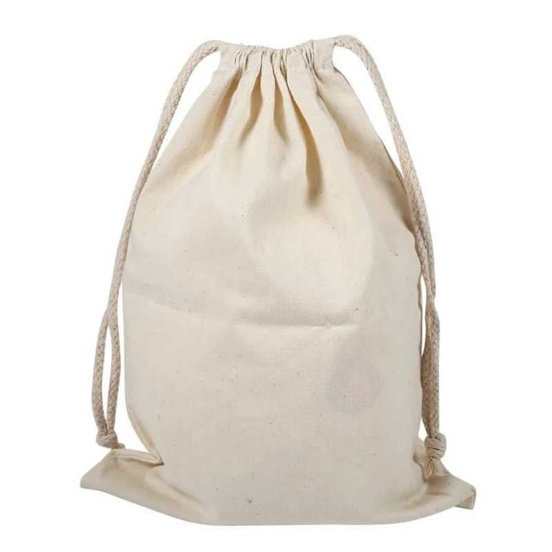 Heavy Duty Extra Large 75x120cm/65x75cm/48x60cm Cotton Canvas Laundry Bag Beach Storage B250618