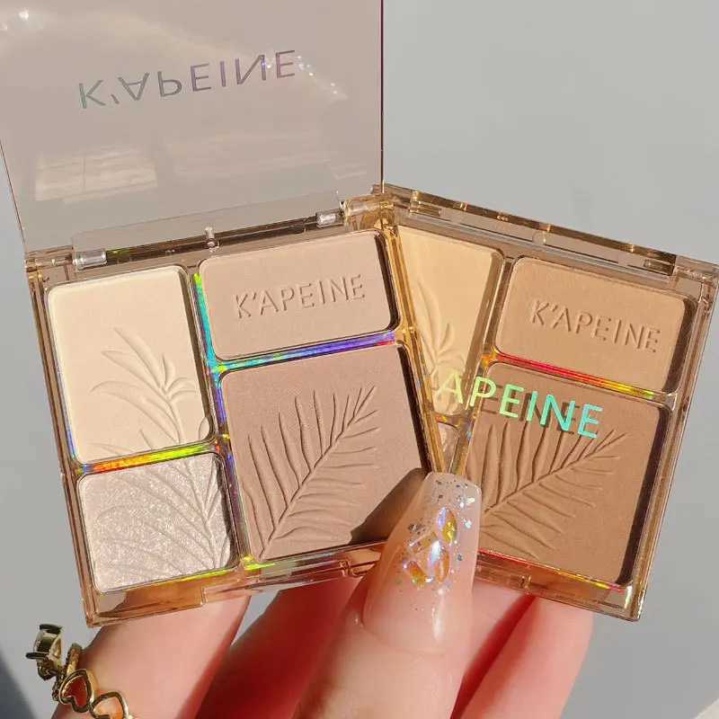 Multifunctional Bronzer Contour Highlighter Shading Powder Palette Nude Natural Nose Shadow Makeup Matte Brighten Blush Cosmetic XJ250618