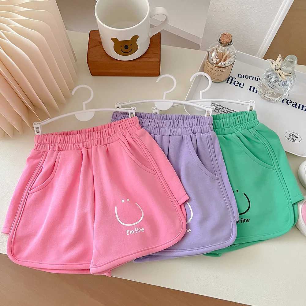 Summer Toddler Girls Shorts Korean Cotton Letter Printed Baby Girl Shorts Thin Infant ShortsC250617