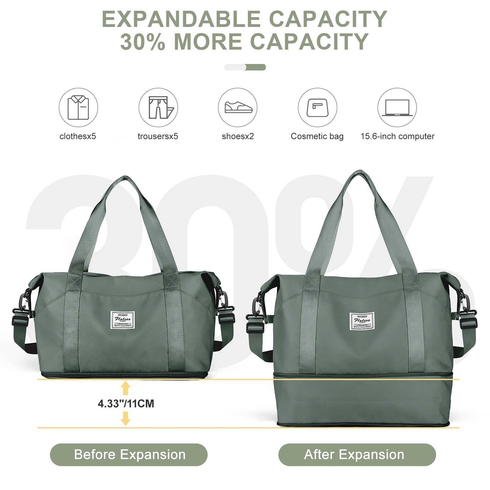Travel Duffel Bag Women Sports Tote Fitness Gym Bag Ryanair Cabin Bag 40x20x25 Hand Luggage Shoulder Weekender Bag Travel Bag W250618