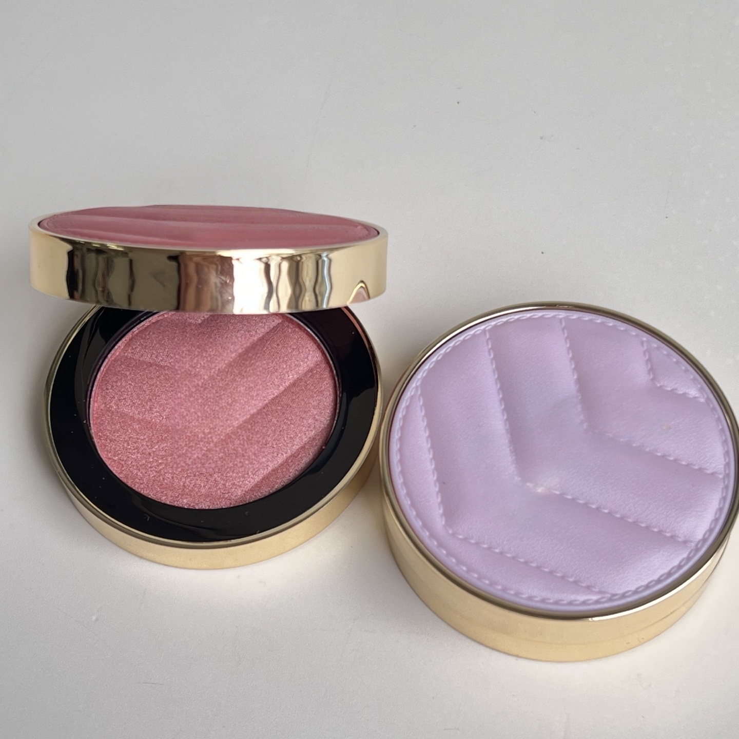 Luxury Makeup Leather blush sample 6g Pocket Blush with mirror natural Highgloss blush Powder High Quality Health Beauty Cosmetics