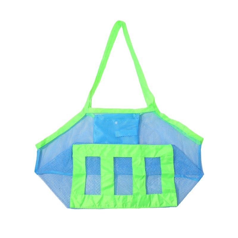 Large Outdoor Travel Folding Storage Tote Clothes Miscellaneous Toys Organizer Beach Mesh Bag
