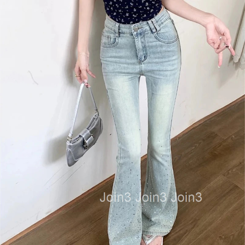 Woman Jeans Slim Fit High Waist Denim Pants for Women Wholesale Gyaru 90s Retro Fashion Casual 2000s Y2k Streetwear Emo Trousers