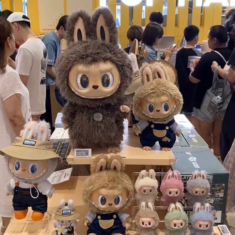 Free shipping 2025 new designer bag Labubu 3.0 Sitting Party Vinyl Face Blind Box National Edition First and Second Generation Figurine Toy Pendant